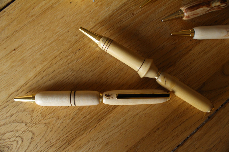 Stylos en bois, L'Atelier de Valérie