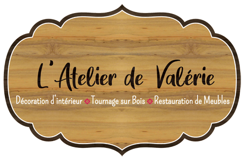 Logo - L'Atelier de Valérie - Tournage sur bois, objets, déco, restauration de meubles - 73330 Domessin - Savoie